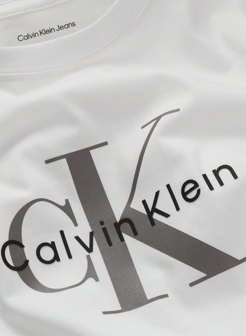 Calvin Klein Jeans Youth Graphic Crew Neck T-Shirt