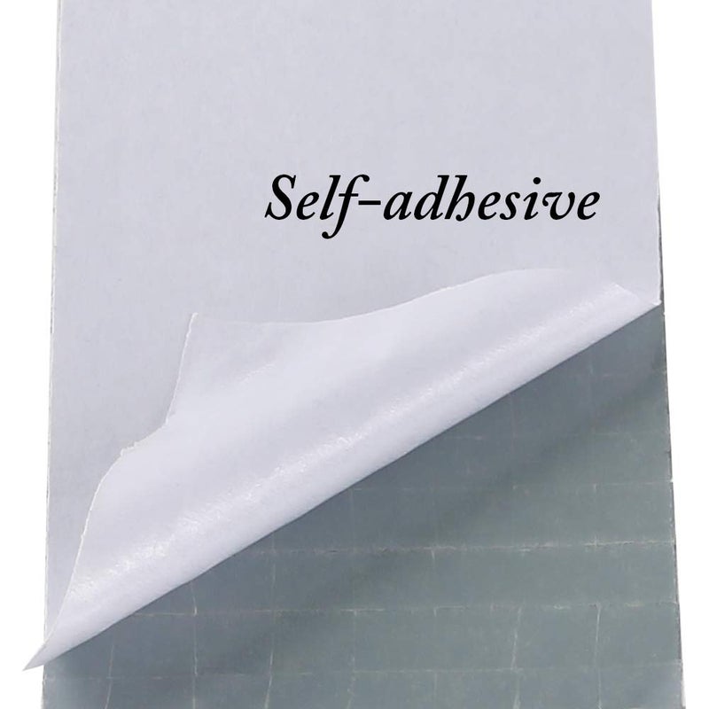 PP OPOUNT 9440 PCS Self Adhesive Mirror Mosaics Sheets, 5 x 5 mm Silver Mirrors Mosaic Square Glass for Craft,Home Decorations - Image 4