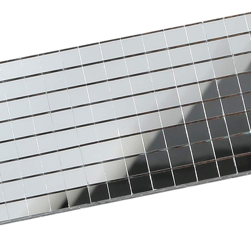 PP OPOUNT 9440 PCS Self Adhesive Mirror Mosaics Sheets, 5 x 5 mm Silver Mirrors Mosaic Square Glass for Craft,Home Decorations - Image 5