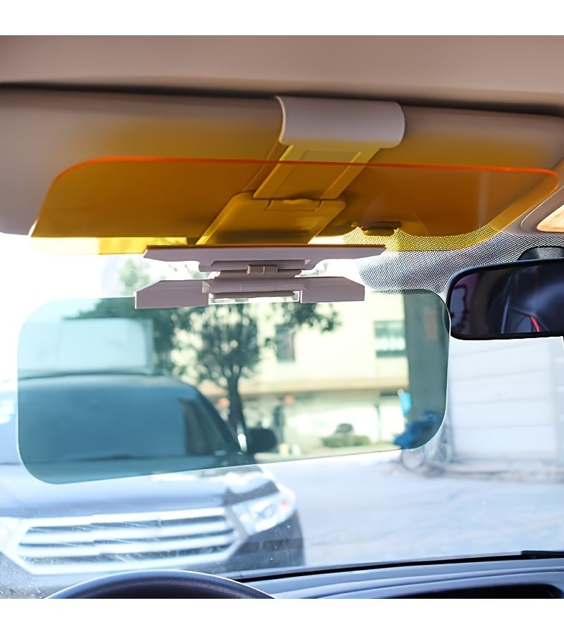 2pcs Car Sun Visor Reduce Glare Protect Eyes Day Night Driving ABS - Image 5