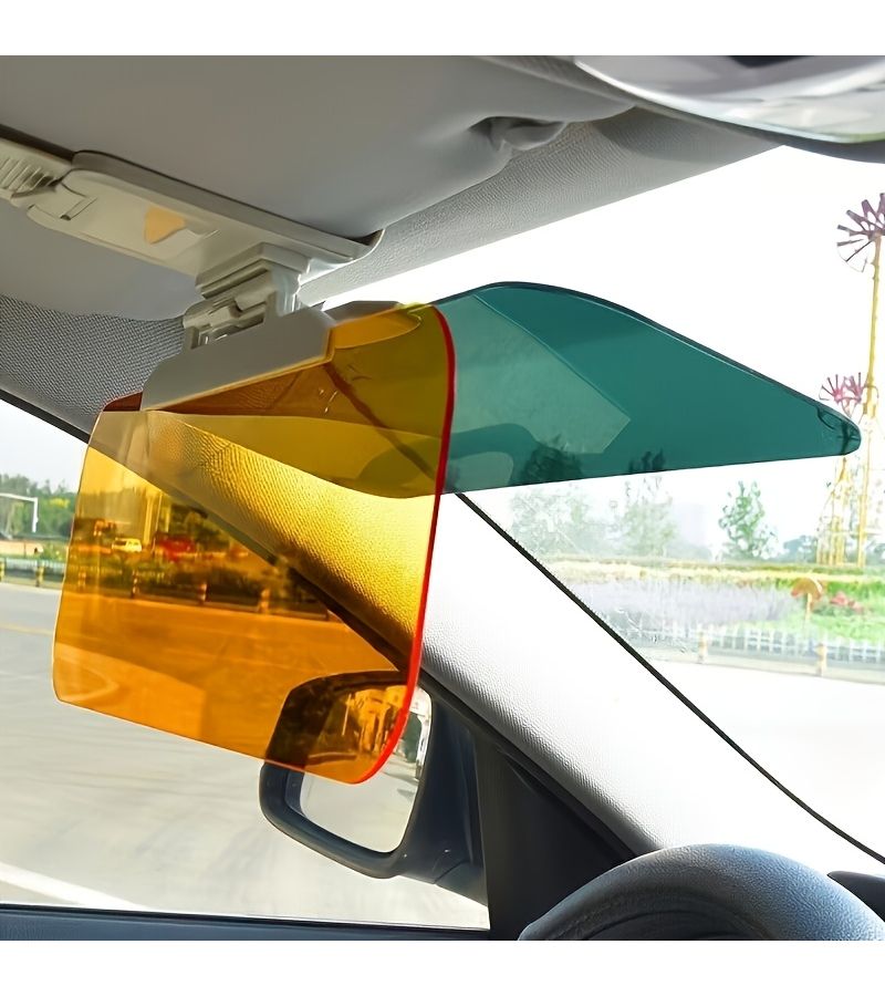 2pcs Car Sun Visor Reduce Glare Protect Eyes Day Night Driving ABS - Image 2