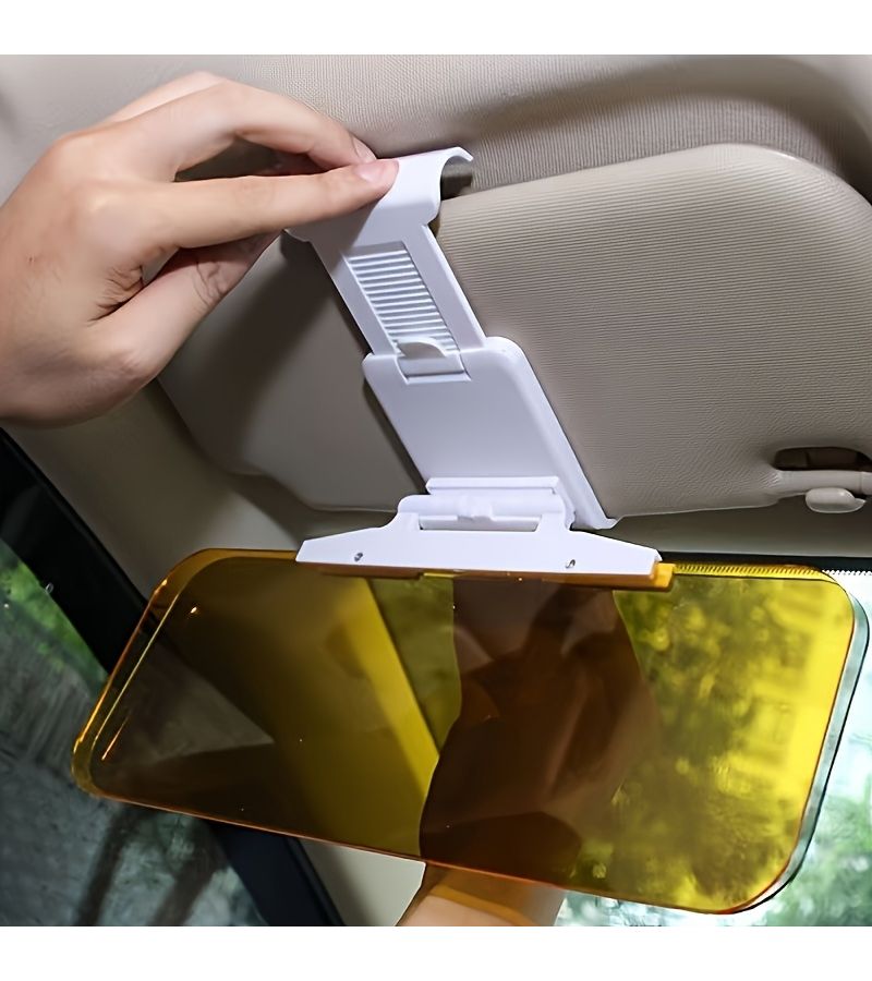 2pcs Car Sun Visor Reduce Glare Protect Eyes Day Night Driving ABS - Image 4