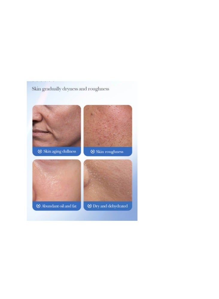 بيو أكوا 6 عبوات من قناع الوجه المرطب بحمض الهيالورونيك وفيتامين أ وفيتامين هـ وفيتامين ج وقناع الوجه - Image 3