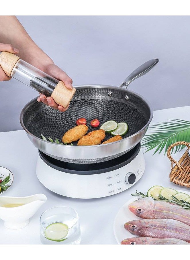Generic - Non-Stick Deep-Frying Pan with Glass Lid 32Cm - Image 1