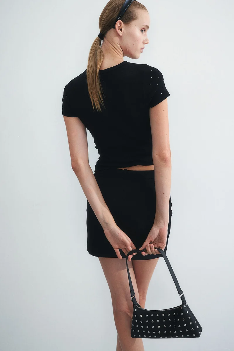 اتش اند ام Tailored Mini Skirt