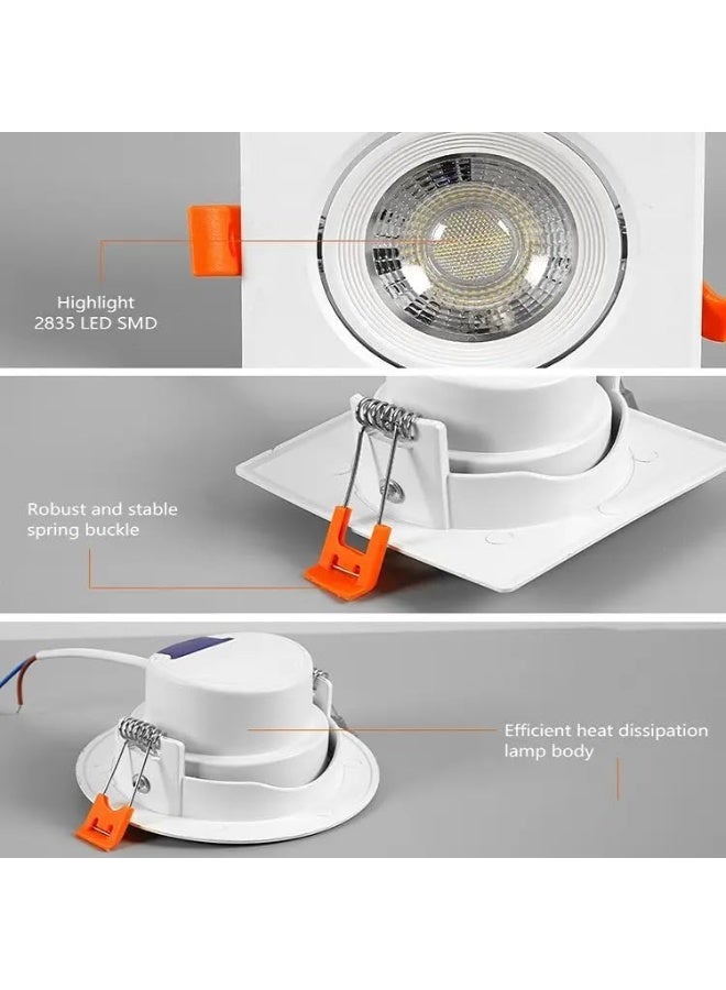 Lynacz Original LED Spotlight – 3000K Warm White LED Ceiling Light | Energy Efficient Indoor Lighting for Home, Office, Living Room & Commercial Use | High Brightness Modern Downlight Spotlight - Image 2