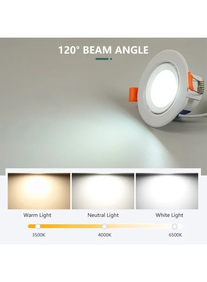 Lynacz Original LED Spotlight – 3000K Warm White LED Ceiling Light | Energy Efficient Indoor Lighting for Home, Office, Living Room & Commercial Use | High Brightness Modern Downlight Spotlight - Image 4