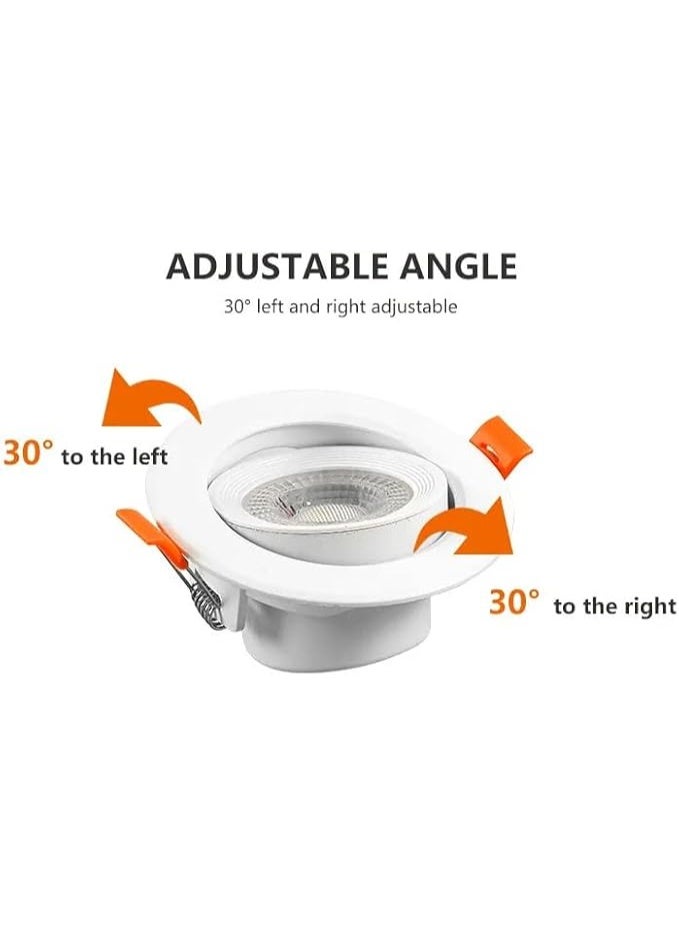 Lynacz Original LED Spotlight – 3000K Warm White LED Ceiling Light | Energy Efficient Indoor Lighting for Home, Office, Living Room & Commercial Use | High Brightness Modern Downlight Spotlight - Image 5