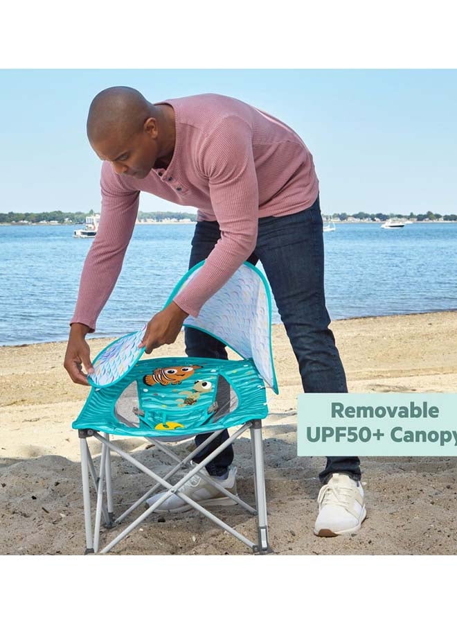 Bright Starts Disney Pop ‘N Chill Travel Seat Finding Nemo, Newborn to 6 Months - Image 5