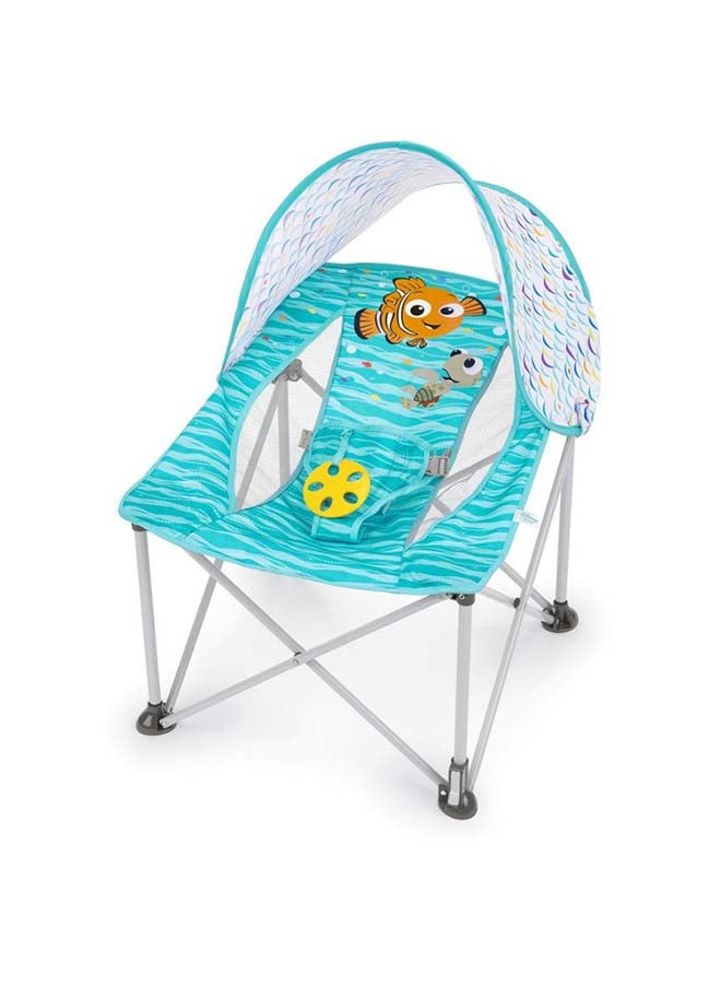 Bright Starts Disney Pop ‘N Chill Travel Seat Finding Nemo, Newborn to 6 Months - Image 1
