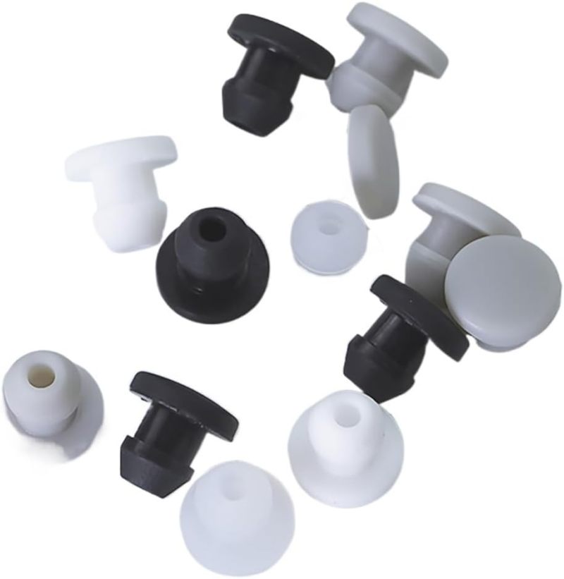 Silicone Hole Caps Black Snap-On Gasket - T Type Plug Cover Hole Plugs for Industrial Use - Image 3