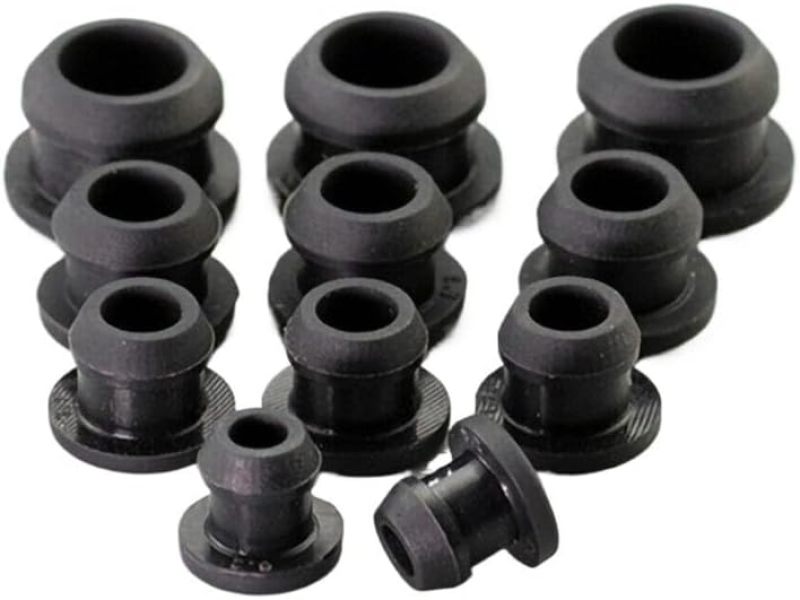 Silicone Hole Caps Black Snap-On Gasket - T Type Plug Cover Hole Plugs for Industrial Use - Image 2