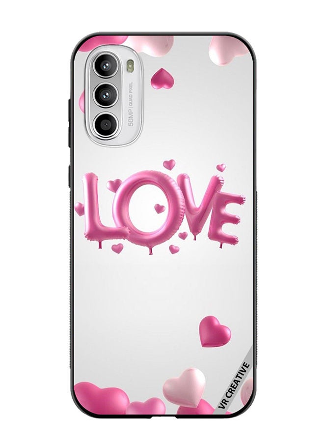 VR CREATIVE Protective Case Cover For Motorola Moto G82 Love And Heart Balloons Design Multicolour - Image 1