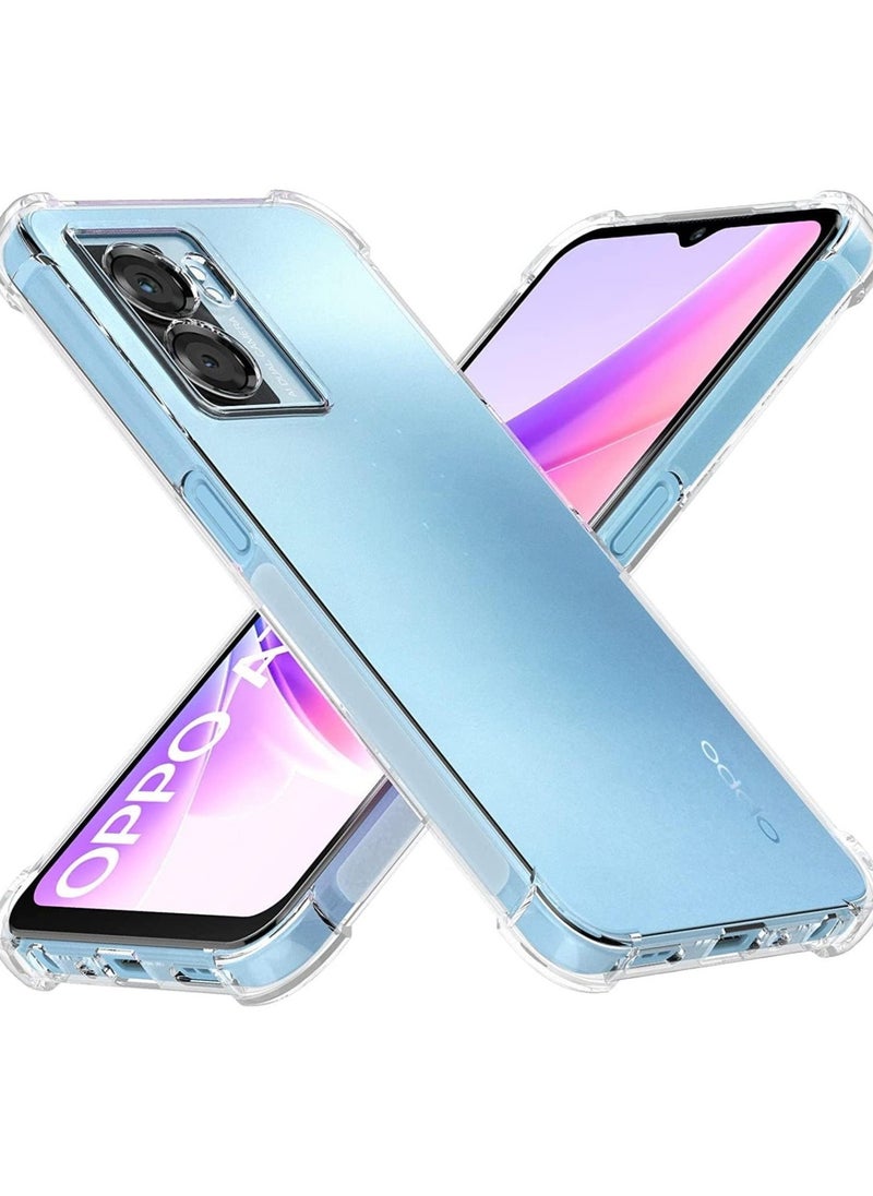Raxoom Case for OPPO A57 5G / OPPO A77 5G Clear Case Cover Soft Flexible Transparent Silicone TPU Back Cover Full Camera Protection with Shockproof Bumper Corner - Image 1