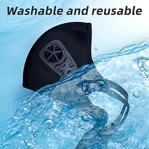 Rsenr Personal Wearable Air Purifiers，Travel-Size Air Purifiers,Head-mounted Portable Mini Air Purifier,Used for Tourism, Running, Cycling, Mountaineering, Outdoor Sports (Full set,Black) - Image 5