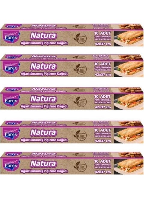 Natura Unbleached Baking Paper 10 x 5 Pack