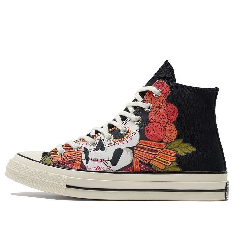 Converse Chuck 70 Hi 'Dia de los Muertos - Black' - Image 1