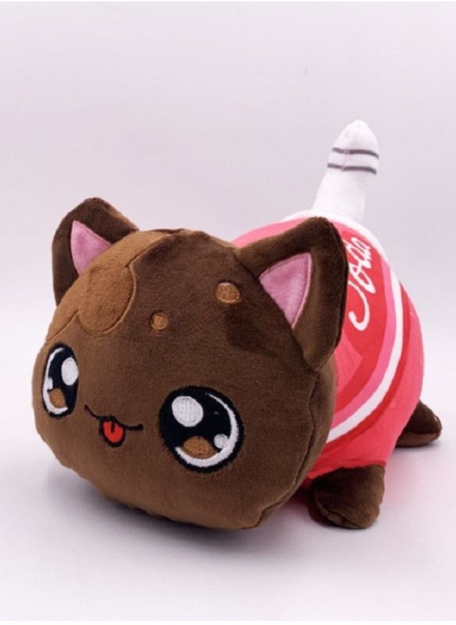Y&D Adorable 10" Cat Plush Toy Collectible Stuffed Animal Pillow For Kids And Cat Lovers Perfect Gift For Mee Meow Fans 