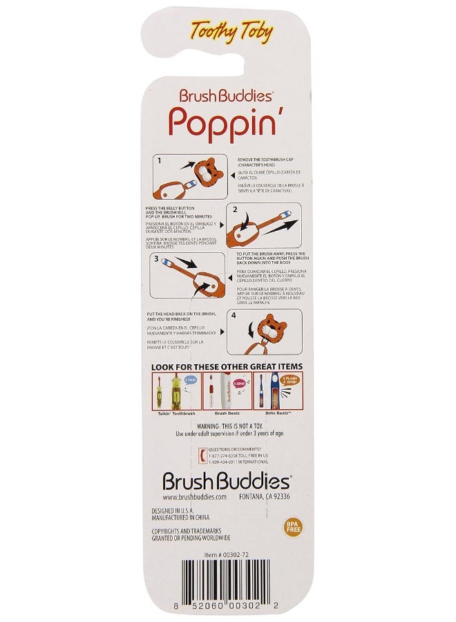 Brush Buddies Toothy Toby Toothbrush - Image 2