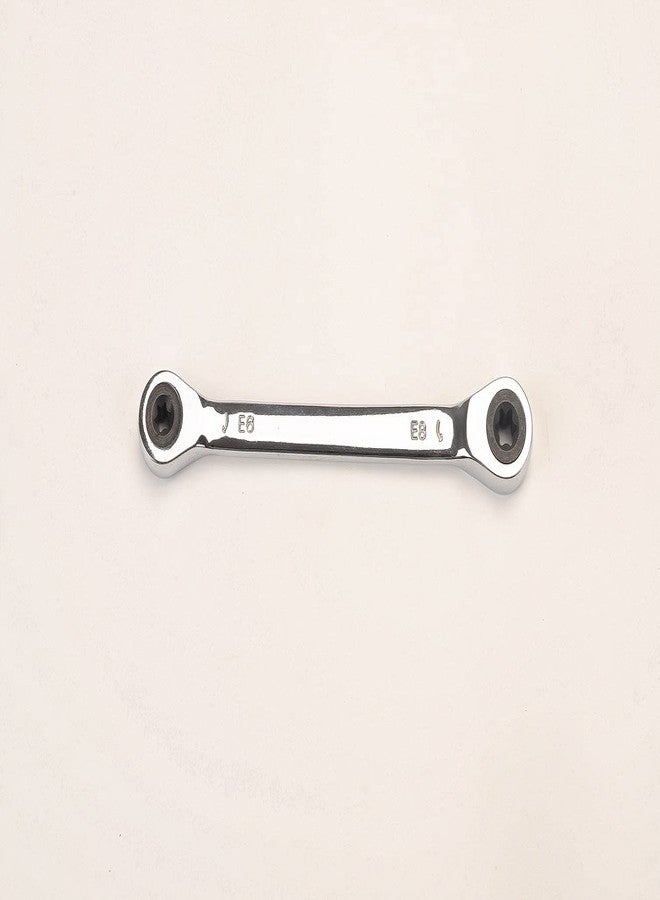 FLZOSPER E-Torx Double Box Ratcheting Wrench, E6x E8，Heavy Duty CR-V Box Ratchet Gear Spanner - Image 1