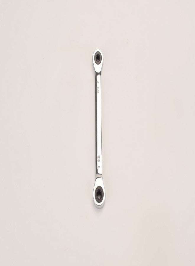 FLZOSPER E-Torx Double Box Ratcheting Wrench, E6x E8，Heavy Duty CR-V Box Ratchet Gear Spanner - Image 4