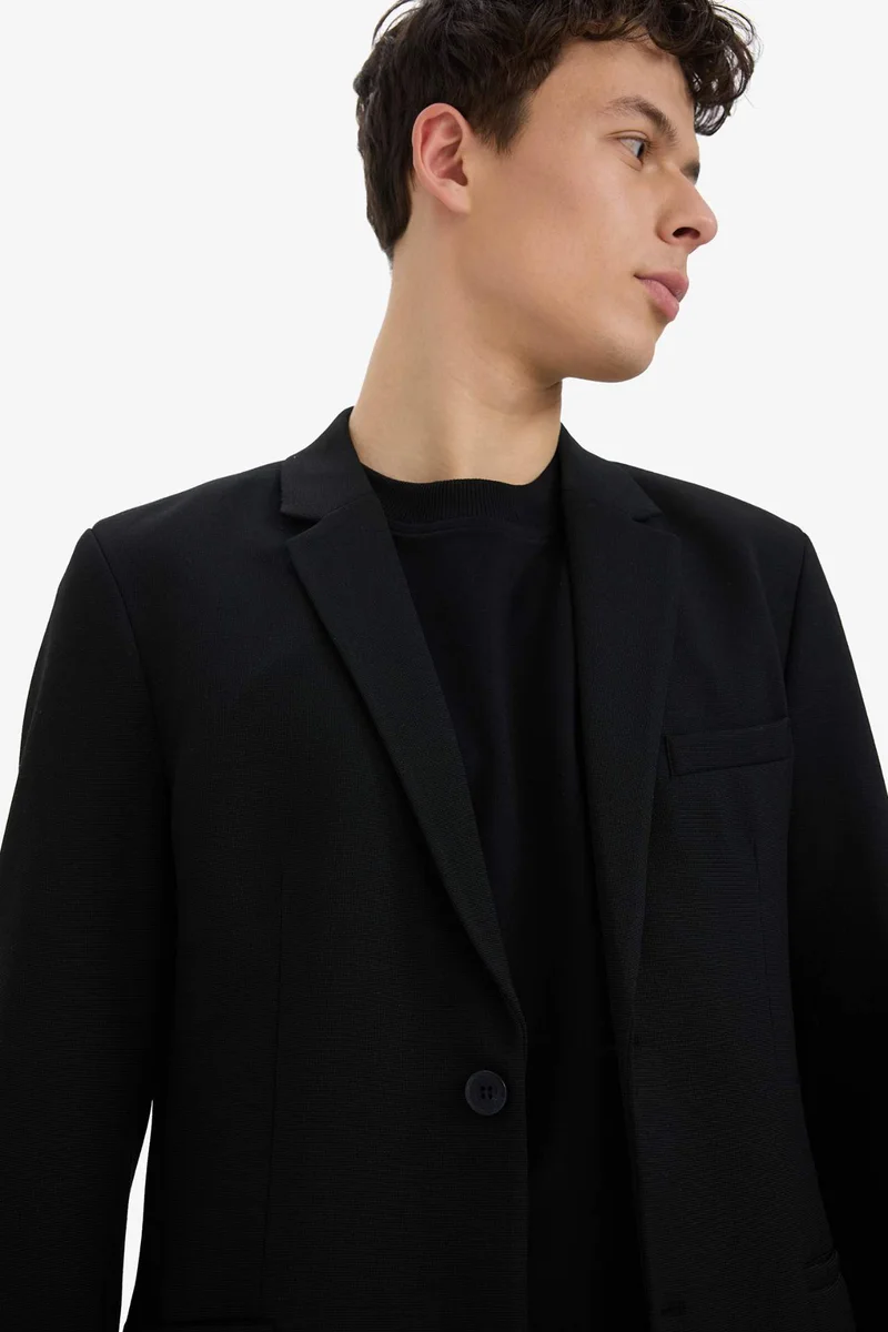 Defacto  Slim Fit Half Lining Blazer for Men | Best Price UAE
