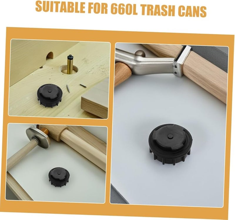 قطعتان من سدادة تصريف سلة المهملات المقاومة للطقس، مانع التسرب، سهل التركيب، يقلل من تسرب المياه - Image 4