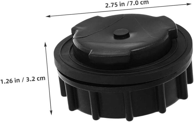 قطعتان من سدادة تصريف سلة المهملات المقاومة للطقس، مانع التسرب، سهل التركيب، يقلل من تسرب المياه - Image 3