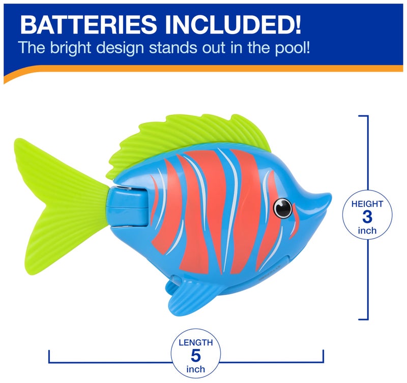 SwimWays Rainbow Reef Fish Toy, Kids Swimming Accessories & Water Toys, Learn to Swim Pool Toys for Kids Ages 5 & Up, Batteries Included, Guppie Goldberg - Image 4
