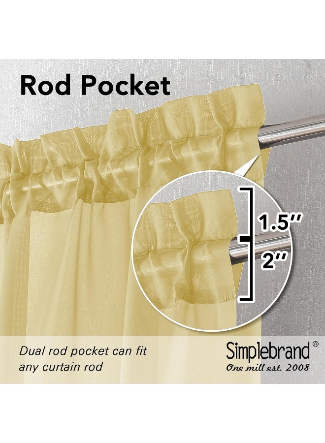 SimpleBrand Simplebrand Yellow Translucent Layers Rod Bag  - Image 2