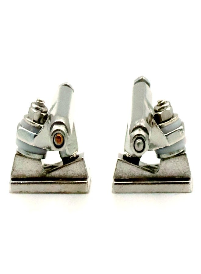 RACOFSB A2 Pro Fingerboard Trucks 36mm 34mm 32mm for Professional Finger Skateboard (32mm Chrome) - Image 4