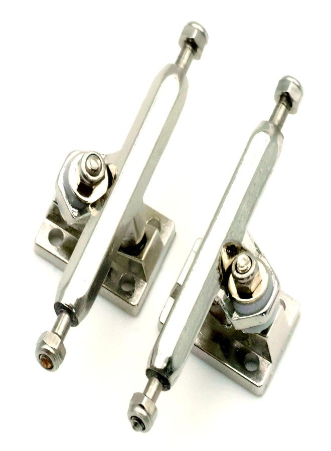 RACOFSB A2 Pro Fingerboard Trucks 36mm 34mm 32mm for Professional Finger Skateboard (32mm Chrome) - Image 3
