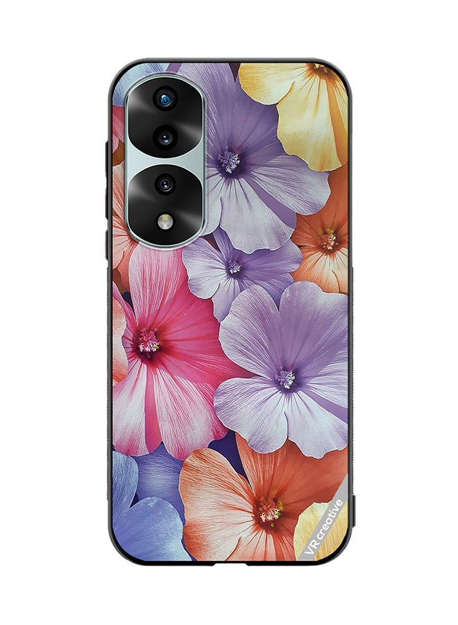 VR CREATIVE Protective Case Cover For Honor 70 Pro plus Flower Design Multicolour - Image 1