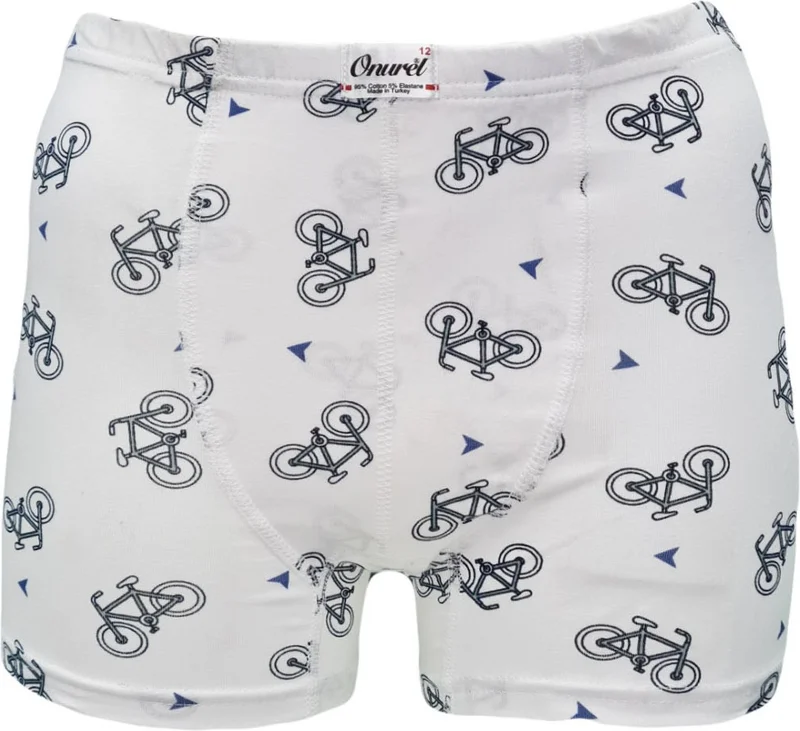 Onurel 5-Pack Boy Colorful Patterned Lycra Cotton Boxer