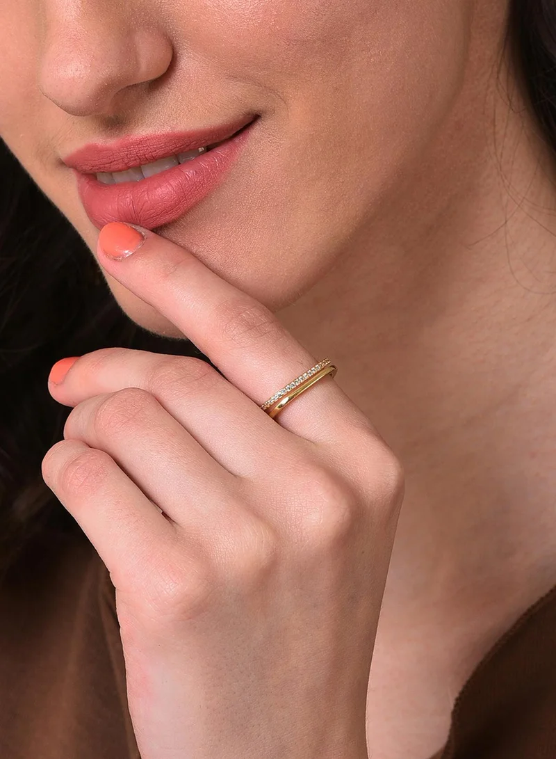 SOHI White Stone-Studded Artificial Finger Ring Jewellery