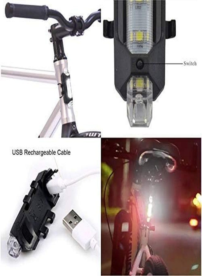 ATHA Rechargeable Cycle Light | Ultra Bright Bike Rear Light Bicycle Tail Light | Waterproof Cycle Tail Lights for Bicycle Durable Cycle Back Light (1 Psc_Multicolor) - Image 5