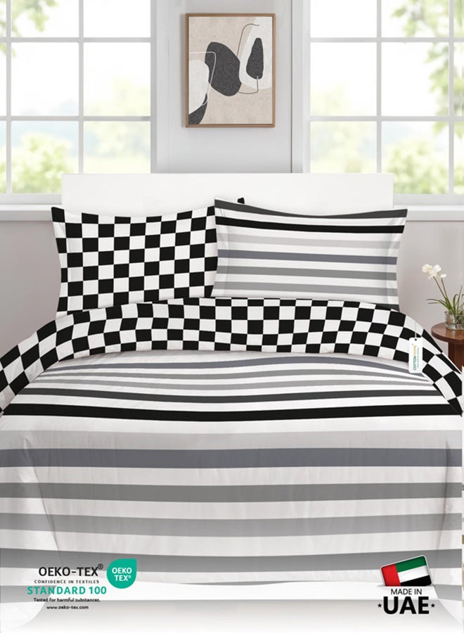 Cotton home طقم أغطية لحاف أطفال من القطن 4 قطع - 160x220 تصميم سلايت سكتش 100% قطن فاخر - Image 5