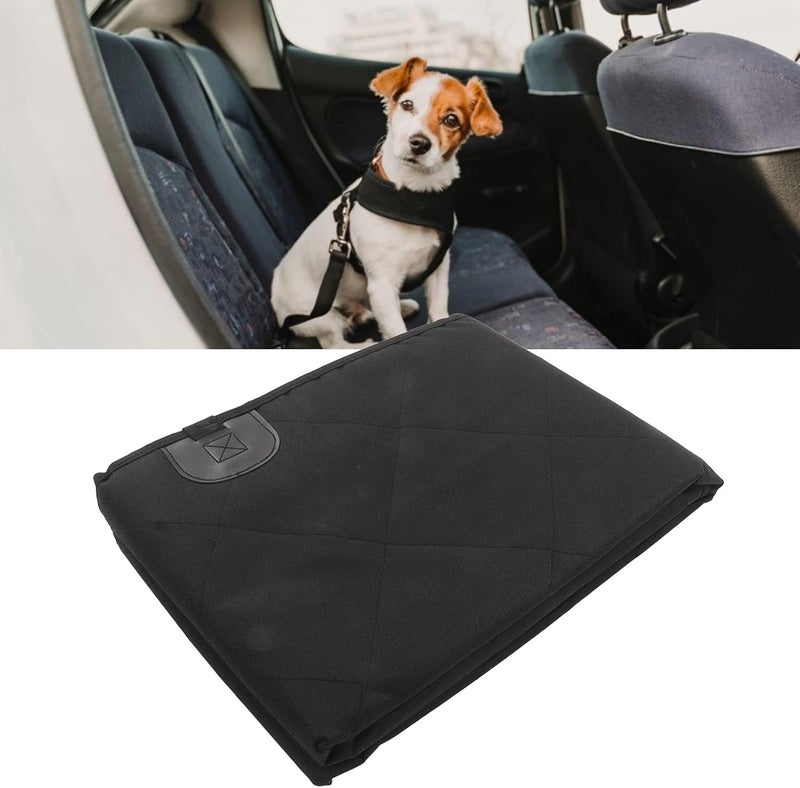 Car Pet Mat, Oxford Fabric Collapsible Dog Seat Cover for Truck and SUV, Breathable Mesh Back Seat Protector with Expanded Space for Large Dogs - Image 3