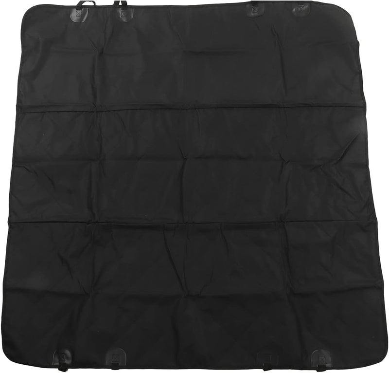 Car Pet Mat, Oxford Fabric Collapsible Dog Seat Cover for Truck and SUV, Breathable Mesh Back Seat Protector with Expanded Space for Large Dogs - Image 1