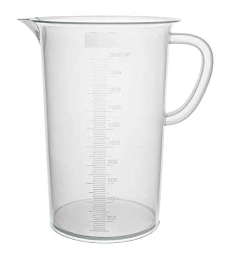 Witeg Measuring Jug Moulded in Polypropylene (Polylab) (2000ml) - Image 1
