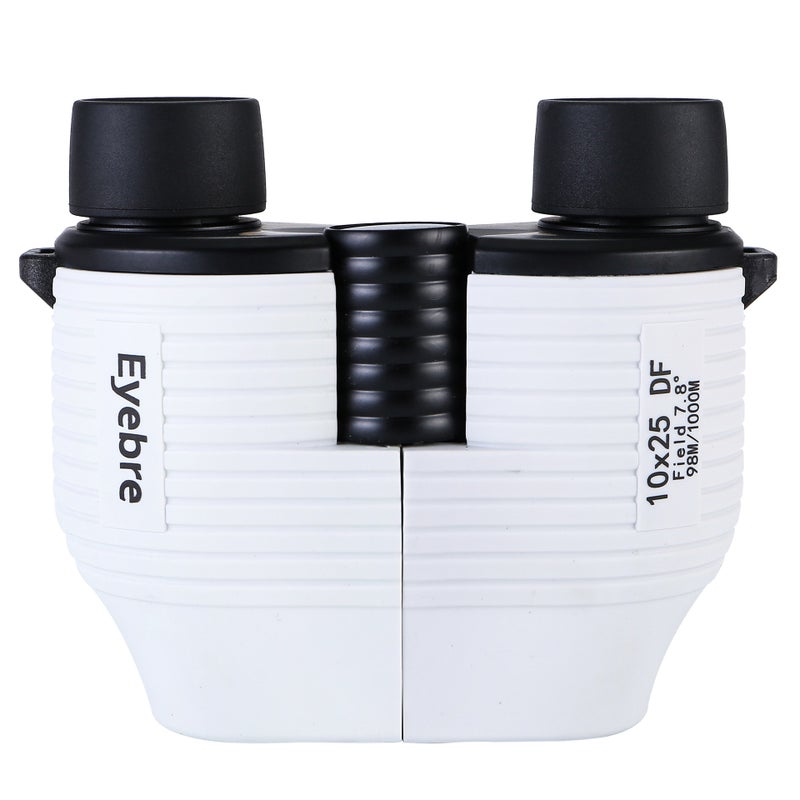 Generic Aiborui 10X25 automatic focusing focus-free binocular telescope high power HD portable glasses White - Image 1