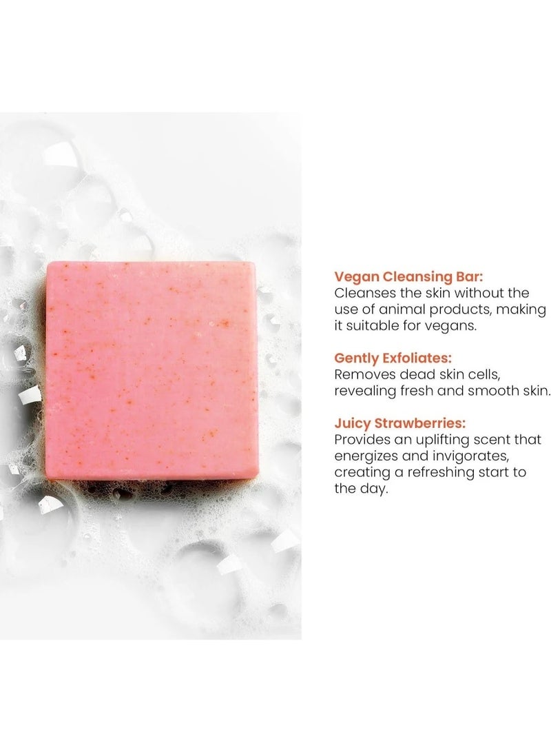 DR BOTANICALS Dr. Botanicals Hydrating Rose Facial Cleansing Bar 100g - Image 3