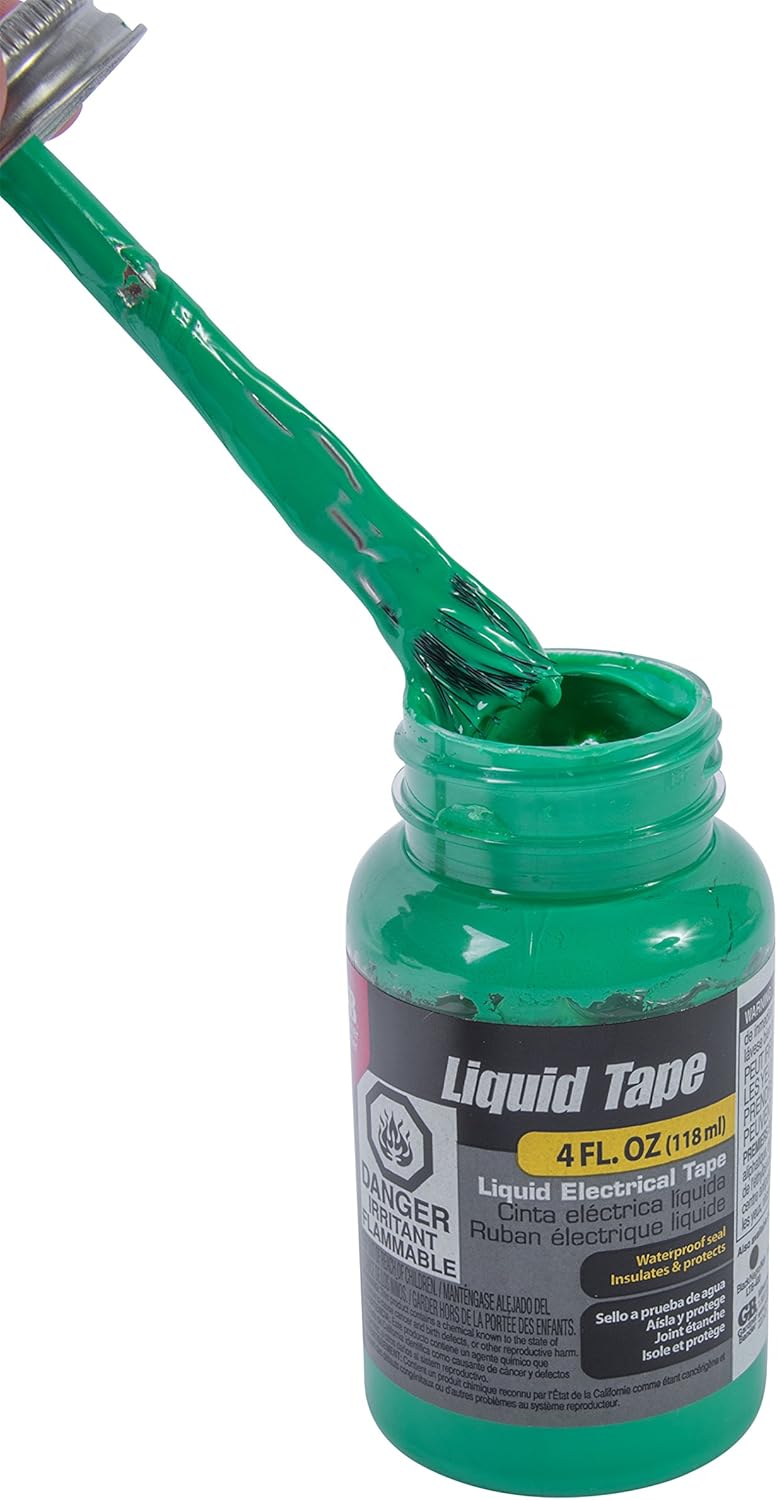 Gardner Bender LTG-400 Waterproof Liquid Electrical Tape, 4 oz, Green - Image 2