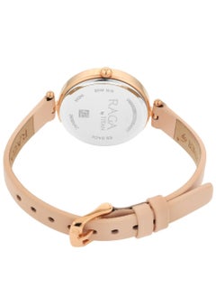 TITAN Raga Women's Blossom Elegance Pastel Pink Dial & Leather Grace Watch  - Image 4