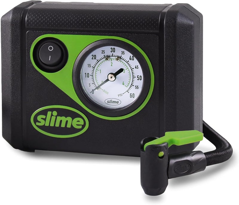SLIME BLACK AND GREEN TIRE INFLATOR - Image 1