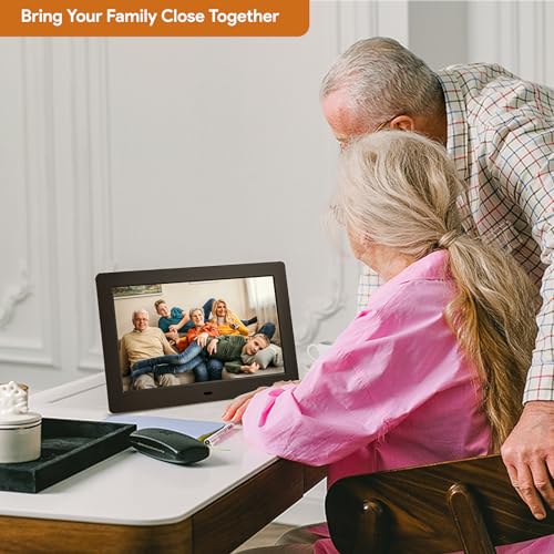 PiPivision 7 Inch Digital Picture Frame, HD Display Photo Frame, Wall Mountable Electronic Slideshow for Videos and Music - Image 4