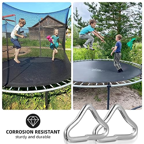 BESPORTBLE 20pcs Stainless Steel Triangle Ring Buckle V- Rings for Trampoline Replacement Parts Bag Trampoline Mat Craft - Image 5