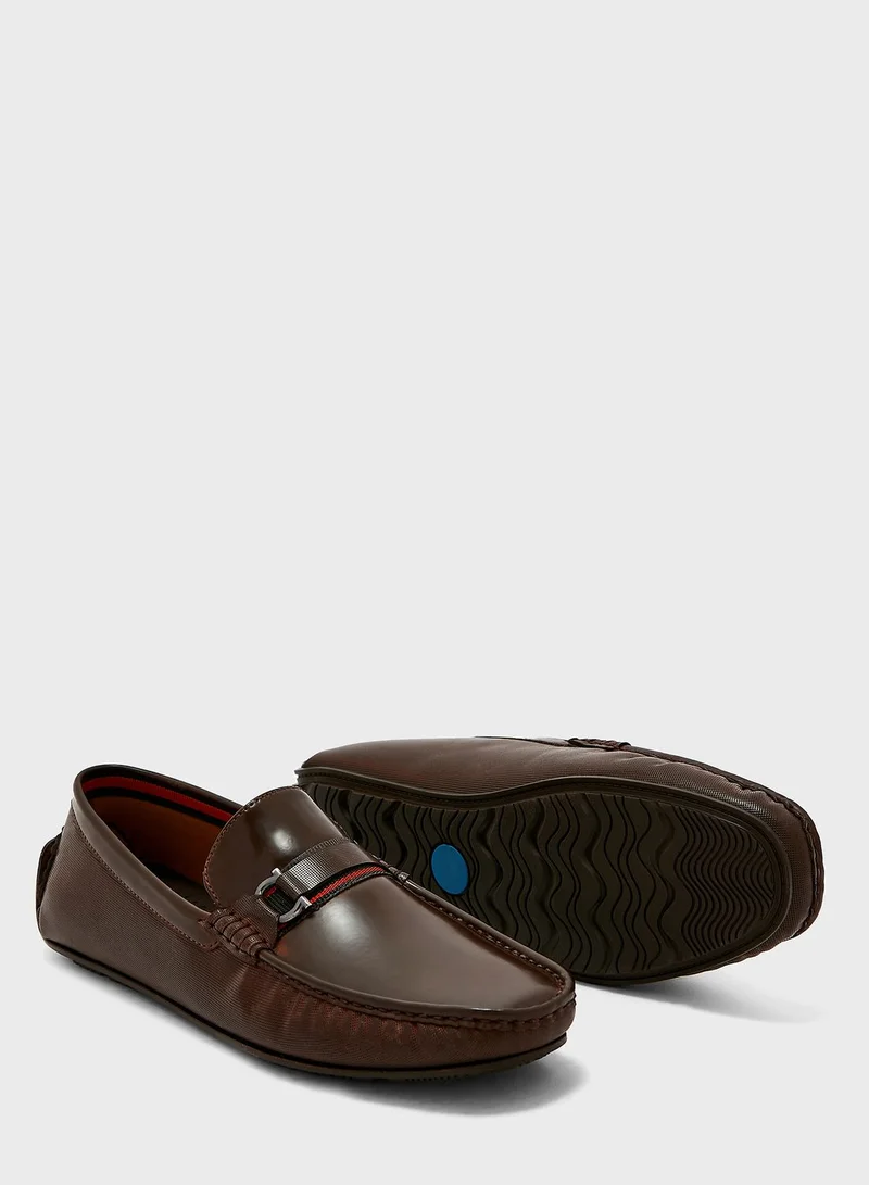 Robert Wood Saddle Detail Moccasins