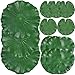 ZAUGONTW ZAUGONTW 12 Pieces Realistic Lily Pads Leaves, Artificial Floating Foam Lotus Leaves, Water Lily Pads Artificial  - Image 2