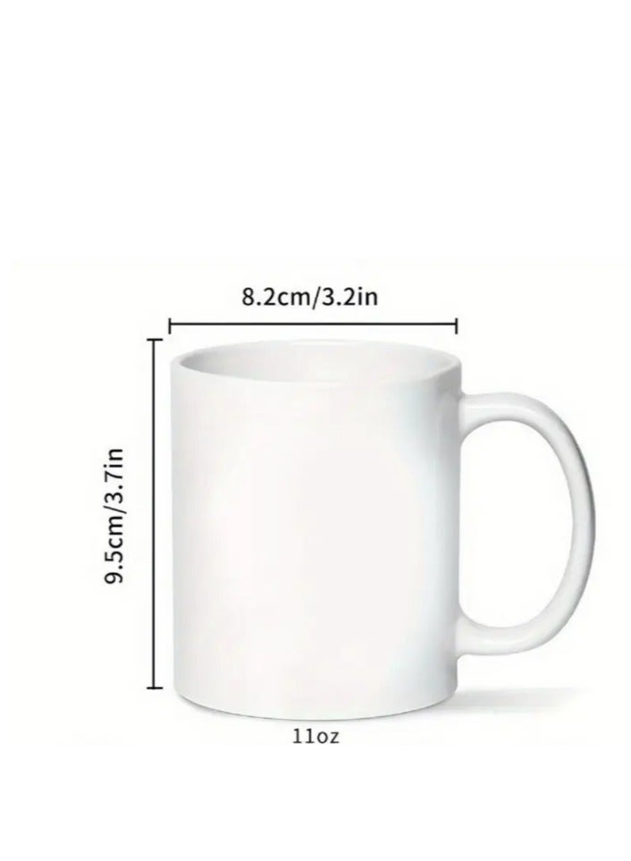 RYN Arabic Coffee Mug  "I Don't Care" Elegant Design & Horse Graphic in Pink - Image 2